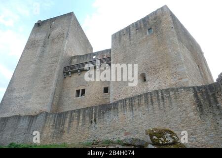 Die Burg Landstejn, Tschechien, wurde Anfang des 13. Jahrhunderts vermutlich von den mährischen Premysliden als Stützpunkt für das Gebiet von Böhmen, Mähren und Österreich erbaut. Stockfoto