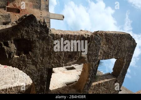 Die Burg Landstejn, Tschechien, wurde Anfang des 13. Jahrhunderts vermutlich von den mährischen Premysliden als Stützpunkt für das Gebiet von Böhmen, Mähren und Österreich erbaut. Stockfoto