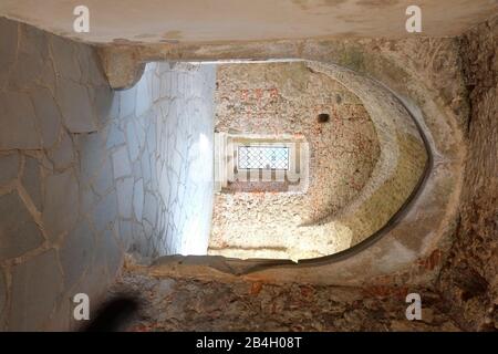 Die Burg Landstejn, Tschechien, wurde Anfang des 13. Jahrhunderts vermutlich von den mährischen Premysliden als Stützpunkt für das Gebiet von Böhmen, Mähren und Österreich erbaut. Stockfoto