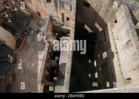 Die Burg Landstejn, Tschechien, wurde Anfang des 13. Jahrhunderts vermutlich von den mährischen Premysliden als Stützpunkt für das Gebiet von Böhmen, Mähren und Österreich erbaut. Stockfoto