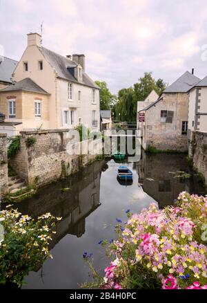 Normandie, Bayeux, Altstadt Stockfoto