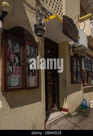 Destination Tanzania, Insel Sansibar: Impressionen aus Stone Town, dem ältesten Stadtteil Sansibars, der Hauptstadt des tansanischen Bundesstaats Sansibar. Freddy Mercury House. Stockfoto