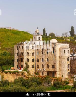 Israel, Ölberg, Garten Gethsemane und Kirche der Nationen, Jerusalem Stockfoto