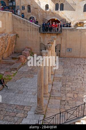 Israel, Archäologie, Cardo Maximus, Jerusalem Stockfoto