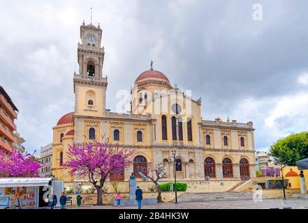 Crete, Kathedrale Von Hl. Minas, Heraklion, Griechenland Stockfoto