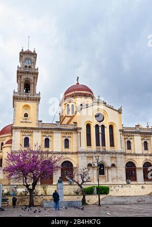 Crete, Kathedrale Von Hl. Minas, Heraklion, Griechenland Stockfoto
