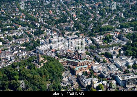 Luftbild der Stadt Köln Stockfoto