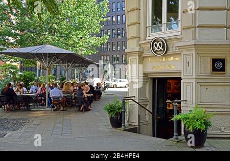 Europa, Deutschland, Hamburg, Stadt, Altstadt, Nikolaiviertel, Austeraction Johann Cölln, Stockfoto