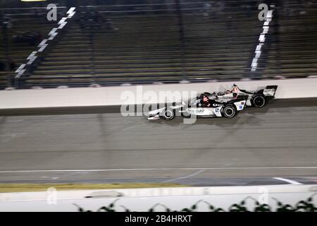 Newton Iowa, 20. Juli 2019: Graham Rahal auf Rennstrecke während des Iowa 300 Indycar Race. Stockfoto