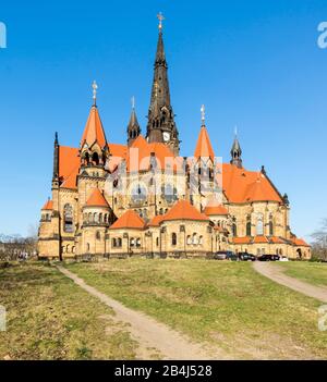 Deutschland, Sachsen, Dresden, Simultankirchengemeinde St. Martin besser bekannt als Garnisonkirche St. Martin Stockfoto