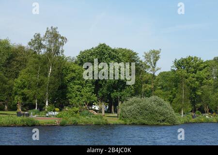 Kurpark, Bad Zwischenahn, Niedersachsen, Deutschland, Europa Stockfoto