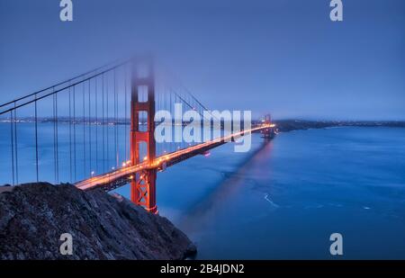 USA, Vereinigte Staaten von Amerika, San Francisco, Golden Gate Bridge, Bay Area, Kalifornien, Stockfoto