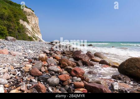 Rügen, Kap Arkona, Felsen, Strand, Steine Stockfoto