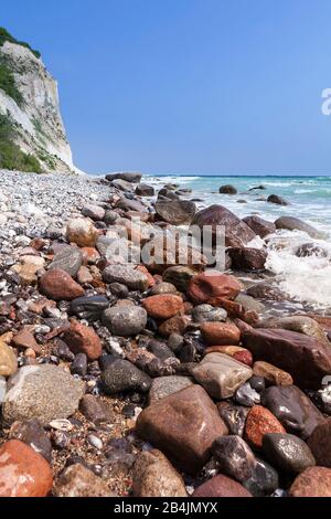 Rügen, Kap Arkona, Felsen, Strand, Steine Stockfoto