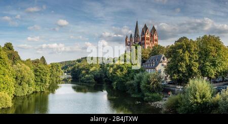 Limburger Panorama mit Dom Stockfoto