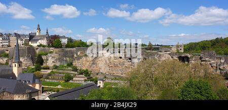 Bockfelsen, Kasematten, Luxemburg-Stadt, Luxemburg, Europa Stockfoto