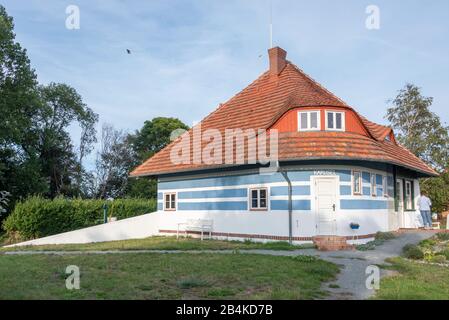 Deutschland, Mecklenburg-Vorpommern, Hiddensee, Asta Nielsen House bei Vitte, Insel Hiddensee. Stockfoto