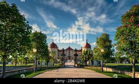 Deutschland, Schloss Moritzburg, Sachsen, Meissen, Europa Stockfoto