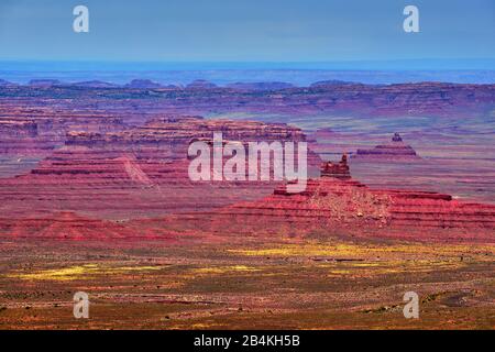 USA, Vereinigte Staaten von Amerika, Utah, Arizona, Utah, Moki Dugway, US 163, UT 95, Blanding, Mexican hat, San Juan Country, Utah, Stockfoto