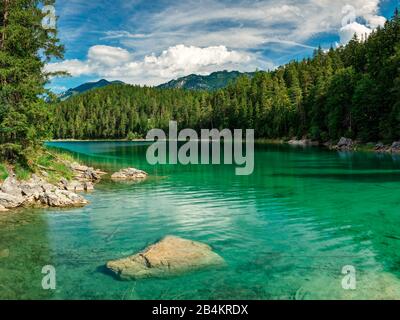 Eibsee, Grainau, Upper Bavaria, Bayern, Deutschland Stockfoto