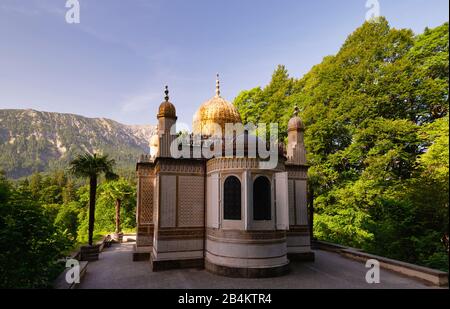 Deutschland, Bayern, maurischer Kiosk in den Schlossgärten des Schlosses Linderhof, Stockfoto