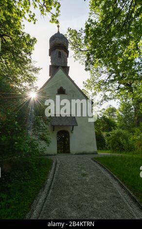 Deutschland, Bayern, St. Anna Kapelle im Park Linderhof Stockfoto