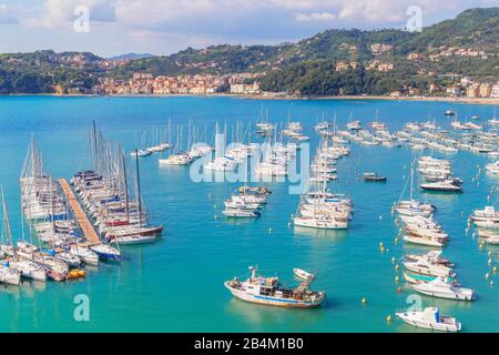 Marina Hafen, Genua, La Spezia, Ligurien, Italien, Stockfoto