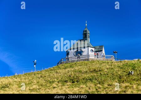 Deutschland, Bayern, Oberbayern, Mangfallgebirge, Tegernseer Tal, Rottach-Egern, Wallberg, Wallbergkirchlein Stockfoto