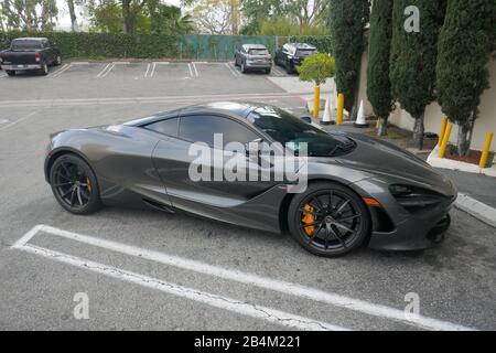 West Hollywood, Kalifornien, USA 6. März 2020 EIN allgemeiner Blick auf Atmosphäre ein MacLaren Car am 6. März 2020 in West Hollywood, Kalifornien, USA. Foto von Barry King/Alamy Stock Photo Stockfoto