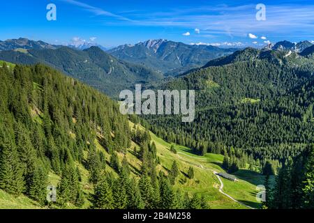 Deutschland, Bayern, Oberbayern, Mangfallgebirge, Tegernseer Tal, Rottach-Egern, Rottachalm Stockfoto