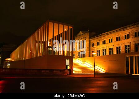 Europa, Deutschland, Berlin, Museumsinsel, james-simon-Galerie, Nachtstimmung Stockfoto