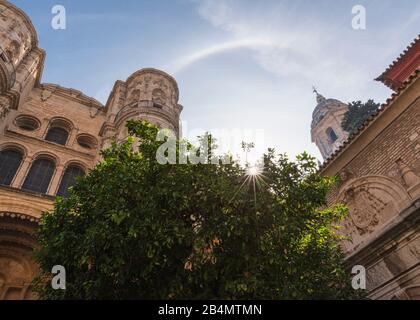 Kathedrale von Málaga: Santa Iglesia Catedral Basílica de la Encarnación, Nationaldenkmal seit 1931 (Bien de Interés Cultural) Stockfoto