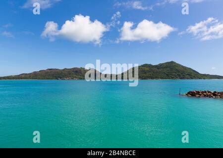 Anse la Blague, Praslin Island, Seychellen, Indischer Ozean, Afrika Stockfoto