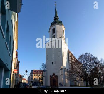 Hoyerswerda, Kirchen-Johannes-Kirche, Sachsen, Deutschland Stockfoto