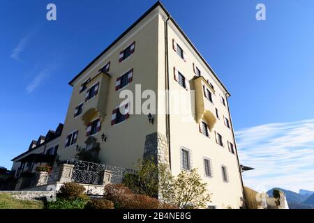 Hof bei Salzburg, Schloss Fuschl, Fuschlsee im Salzkammergut, Salzburg, Österreich Stockfoto