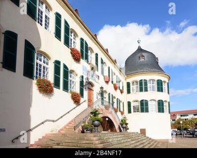 Bad Bergzabern, Schloss Bergzabern an der Deutschen Weinstraße, Rheinland-Pfalz, Deutschland Stockfoto