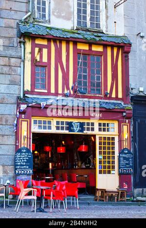 Saint-Malo ist eine Hafenstadt an der Cote d-'Emeraude in der Bretagne im Nordwesten Frankreichs. Stockfoto