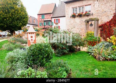 Turckheim ist eine französische Gemeinde im Elsaß. Das Departement Haut-Rhin in der Region Grand EST. Stockfoto