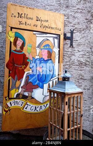 Turckheim ist eine französische Gemeinde im Elsaß. Das Departement Haut-Rhin in der Region Grand EST. Stockfoto