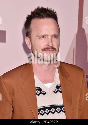 Hollywood, CA - 05. MÄRZ: Aaron Paul besucht die Premiere von HBO's "Westworld" Staffel 3 im TCL Chinese Theatre am 05. März 2020 in Hollywood, Kalifornien. Stockfoto