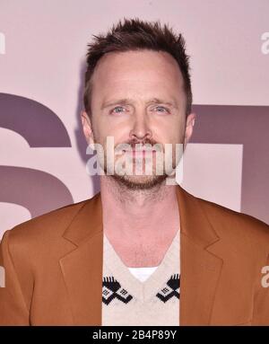 Hollywood, CA - 05. MÄRZ: Aaron Paul besucht die Premiere von HBO's "Westworld" Staffel 3 im TCL Chinese Theatre am 05. März 2020 in Hollywood, Kalifornien. Stockfoto