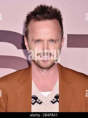 Hollywood, CA - 05. MÄRZ: Aaron Paul besucht die Premiere von HBO's "Westworld" Staffel 3 im TCL Chinese Theatre am 05. März 2020 in Hollywood, Kalifornien. Stockfoto