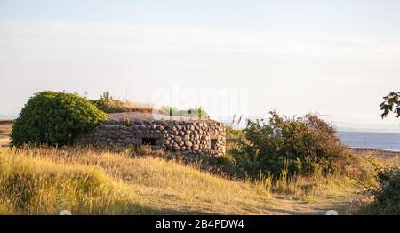 Kriegsbunkeranlage in Minehead Somerset UK Stockfoto