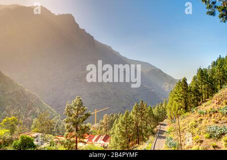 Barranco de Agaete, Gran Canaria, Spanien Stockfoto