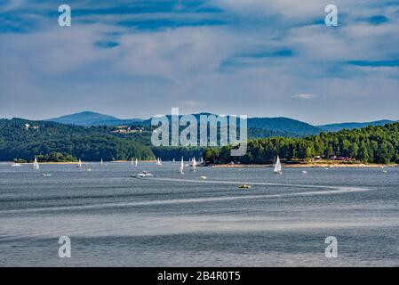 Solina Lake, Bieszczady-Gebirge, Malopolska, Polen Stockfoto