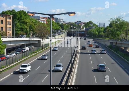 Stadtautobahn A 103, Steglitz. Berlin, Deutschland Stockfoto