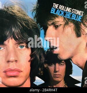 The Rolling Stones - original Vinyl Album Cover - Black and Blue - 1976 Stockfoto