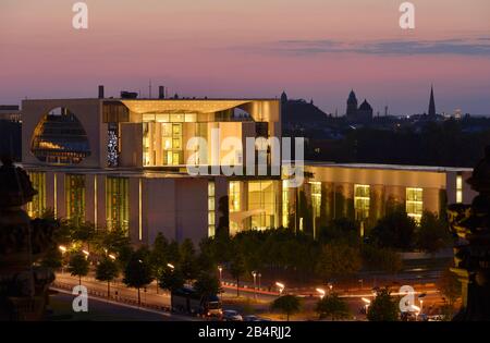 Bundeskanzleramt, Tiergarten, Mitte, Berlin, Deutschland Stockfoto