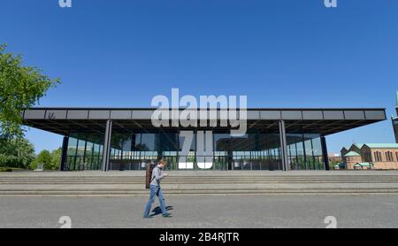 Neue Nationalgalerie, Kulturforum, Tiergarten, Mitte, Berlin, Deutschland Stockfoto