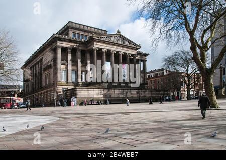 Rund um Großbritannien - Harris Museum & Art Gallery, Preston City Center Stockfoto